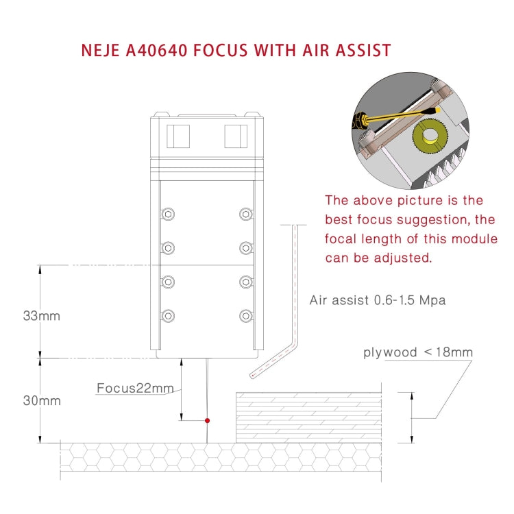 NEJE MASTER 3 MAX Laser Engraver with A40640 Dual Laser Beam Module(US Plug) - Consumer Electronics by NEJE | Online Shopping UK | buy2fix