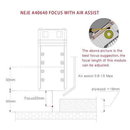 NEJE MASTER 3 MAX Laser Engraver with A40640 Dual Laser Beam Module(US Plug) - Consumer Electronics by NEJE | Online Shopping UK | buy2fix