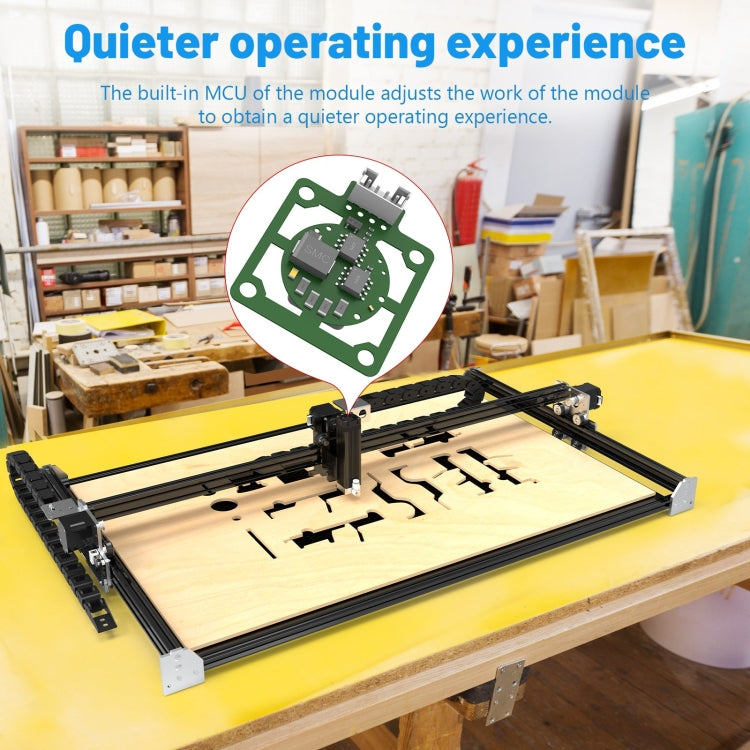 NEJE MASTER 3 MAX Laser Engraver with E30130 Laser Module(US Plug) - DIY Engraving Machines by NEJE | Online Shopping UK | buy2fix