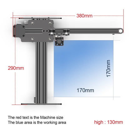 NEJE MASTER 3 Laser Engraver with N30820 Laser Module(US Plug) - DIY Engraving Machines by NEJE | Online Shopping UK | buy2fix