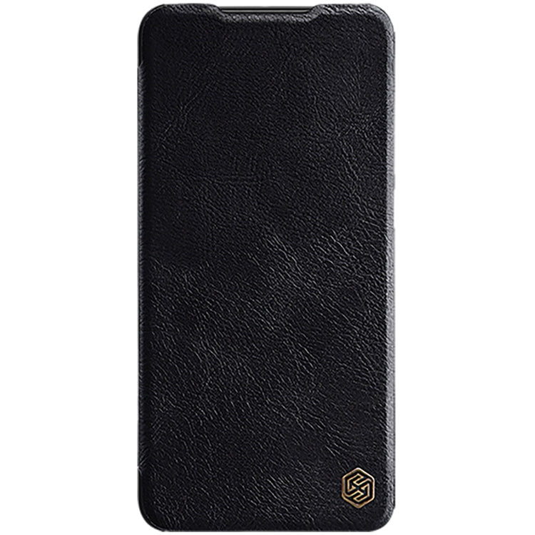 For Xiaomi Poco M4 5G NILLKIN QIN Series Crazy Horse Texture Leather Phone Case(Black) - Xiaomi Cases by NILLKIN | Online Shopping UK | buy2fix