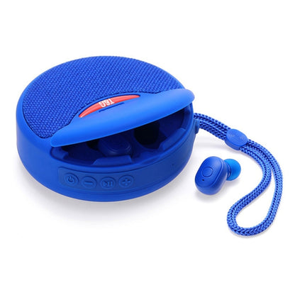 T&G TG808 2 in 1 Mini Wireless Bluetooth Speaker Wireless Headphones(Blue) - Mini Speaker by T&G | Online Shopping UK | buy2fix