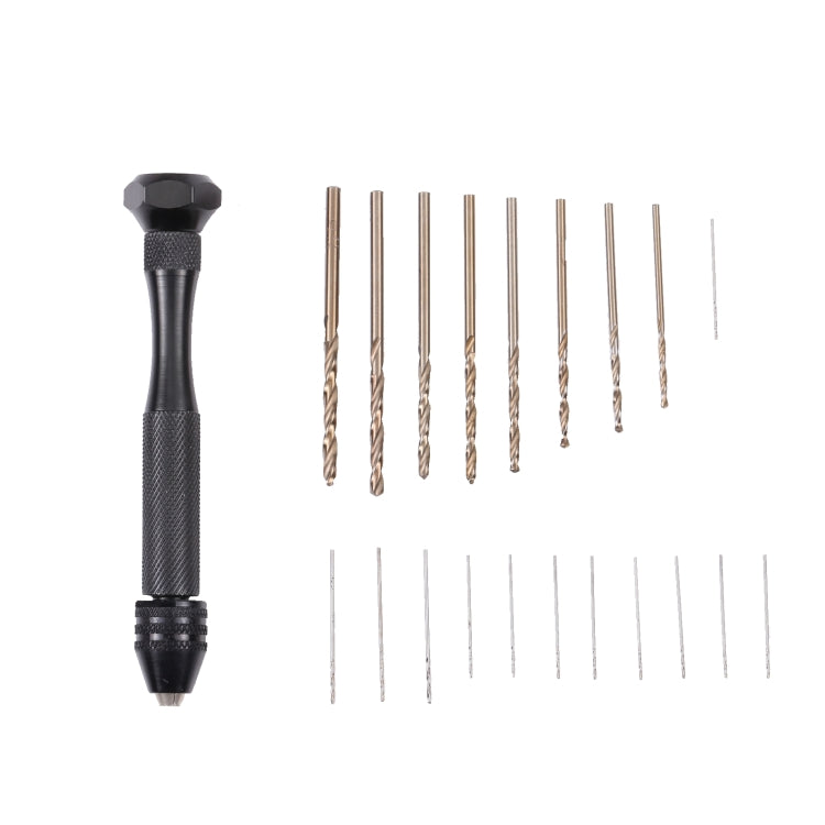 Precision Pin Vise Mini Twist Drill Bits Hand Drill Set, Model:8011 - Home & Garden by buy2fix | Online Shopping UK | buy2fix