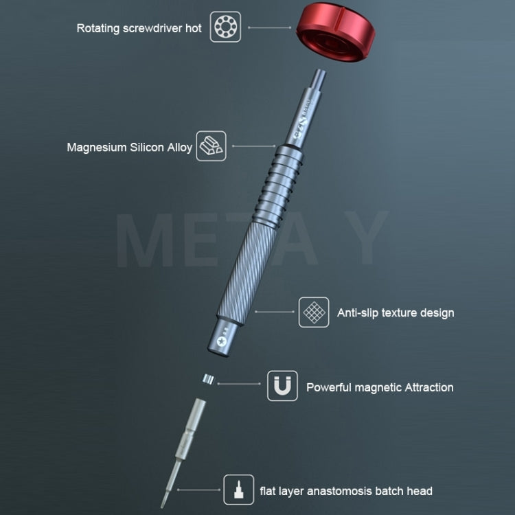 MECHANIC META Y Cross 1.5 Alloy Magnetic Screwdriver for Phone Repair - Repair & Spare Parts by MECHANIC | Online Shopping UK | buy2fix