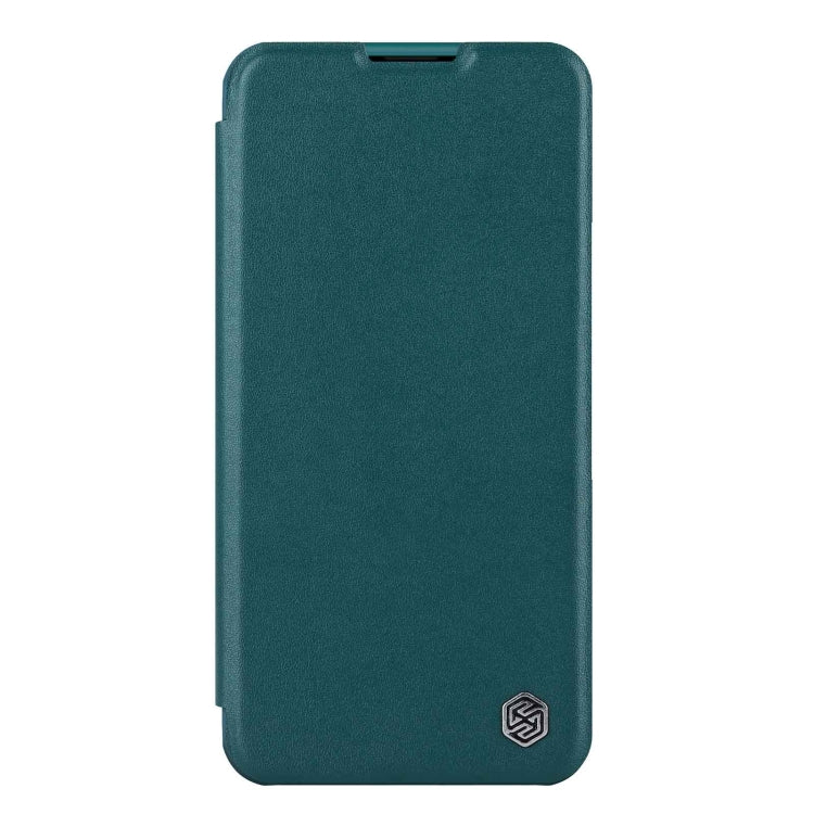 For iPhone 14 Pro Max NILLKIN QIN Series Pro Leather Phone Case(Green) - iPhone 14 Pro Max Cases by NILLKIN | Online Shopping UK | buy2fix