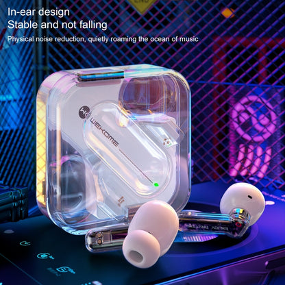 WEKOME V51 Vanguard Series Transparent Wireless Bluetooth Earphone(White) - Bluetooth Earphone by WK | Online Shopping UK | buy2fix