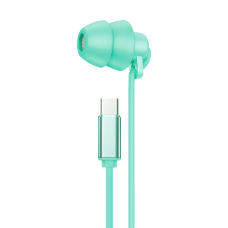 WEKOME YB02 SHQ Series In-Ear Sleep Wired Earphone, Plug Type:Type-C(Blue) - Type-C Earphone by WK | Online Shopping UK | buy2fix