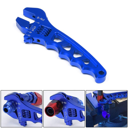 Car AN3-AN12 Adjustable Aluminum Wrench Hose Fitting Tool(Blue) - In Car by buy2fix | Online Shopping UK | buy2fix