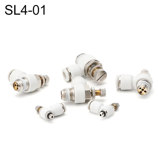 SL4-01 LAIZE SL Throttle Valve Elbow Pneumatic Quick Connector -  by LAIZE | Online Shopping UK | buy2fix