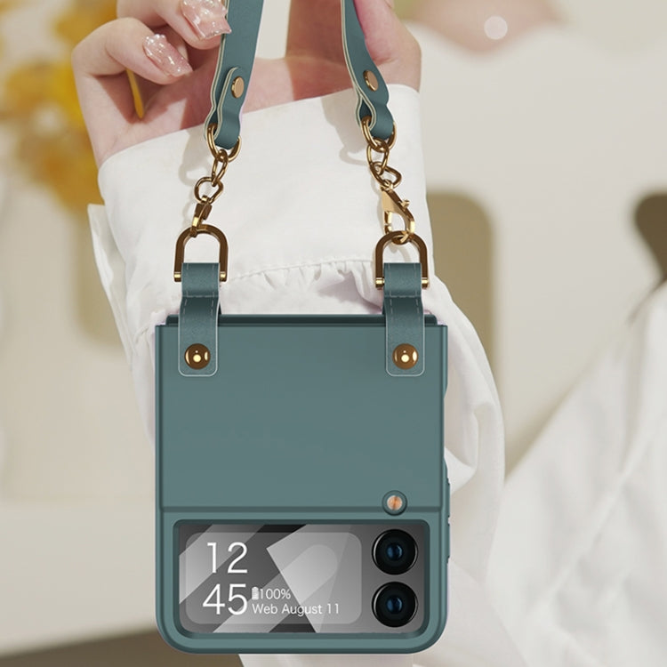 For Samsung Galaxy Z Flip4 GKK Integrated Ultra-thin Handbag Phone Case(Purple) - Galaxy Z Flip4 5G Cases by GKK | Online Shopping UK | buy2fix