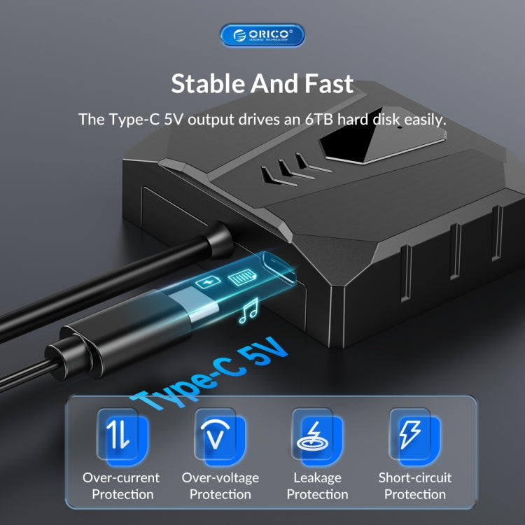 ORICO UTS2 USB 2.0 2.5-inch SATA HDD Adapter with Silicone Case, Cable Length:1m - USB to IDE / SATA by ORICO | Online Shopping UK | buy2fix