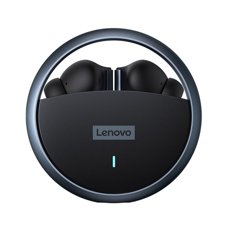 Lenovo LP60 TWS Wireless Bluetooth 5.3 Noise Reduction Earphone(Black) - TWS Earphone by Lenovo | Online Shopping UK | buy2fix