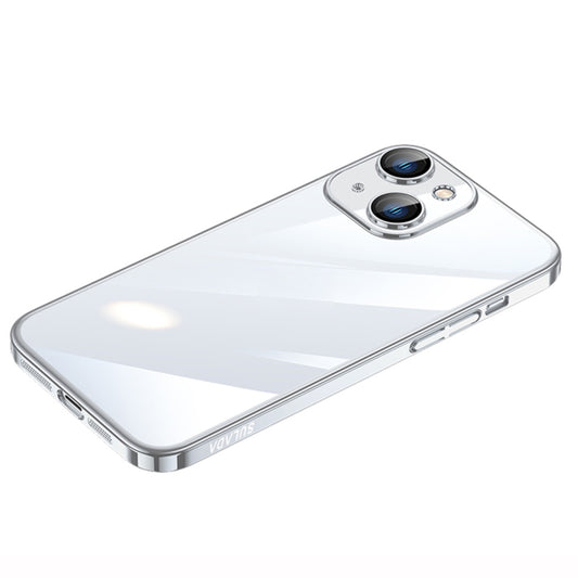 For iPhone 14 SULADA Hard PC Shockproof Phone Case(Silver) - iPhone 14 Cases by SULADA | Online Shopping UK | buy2fix