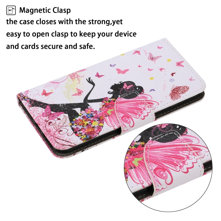 For Xiaomi Redmi A1 Colored Drawing Pattern Leather Phone Case(Dancing Girl) - Xiaomi Cases by buy2fix | Online Shopping UK | buy2fix