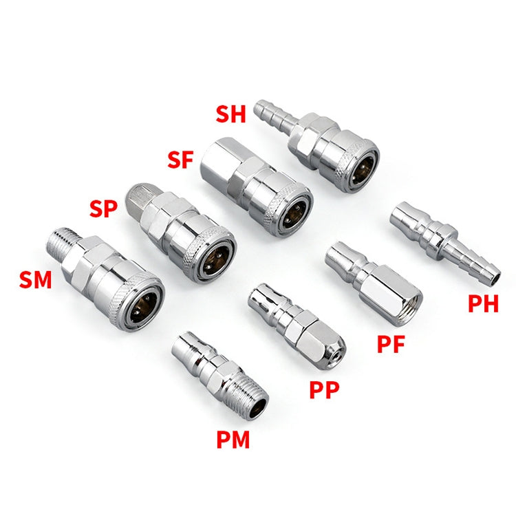 LAIZE SH+PH-30 10pcs C-type Self-lock Air Tube Pneumatic Quick Fitting Connector -  by LAIZE | Online Shopping UK | buy2fix