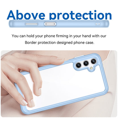 For Samsung Galaxy A14 5G Colorful Series Acrylic + TPU Phone Case(Blue) - Galaxy Phone Cases by buy2fix | Online Shopping UK | buy2fix
