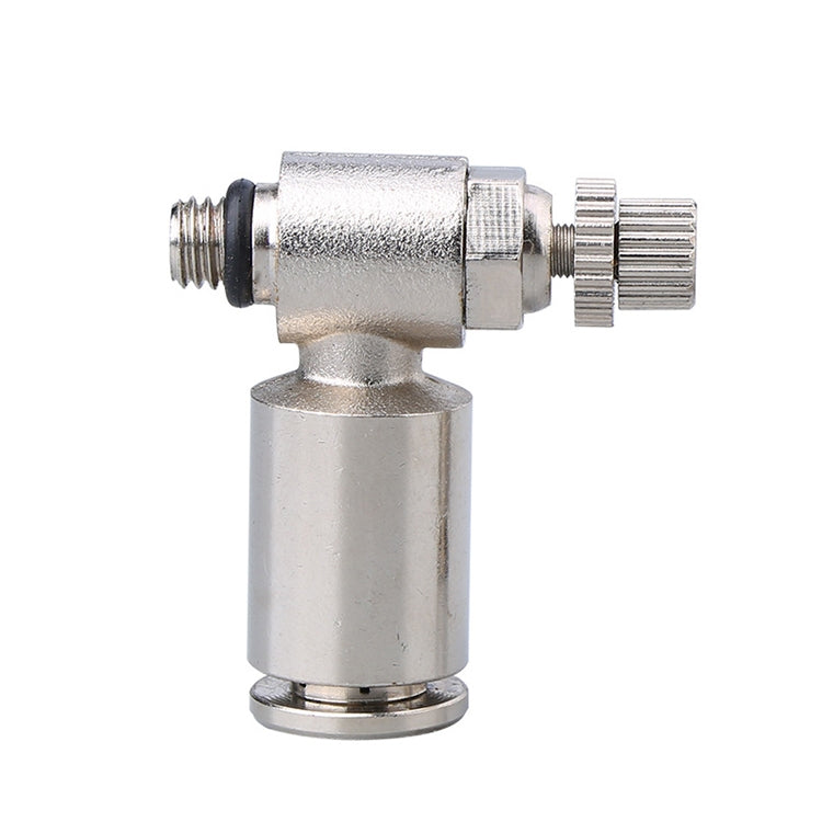 SL4-M5 LAIZE Nickel Plated Copper Male Thread Throttle Valve Pneumatic Connector -  by LAIZE | Online Shopping UK | buy2fix