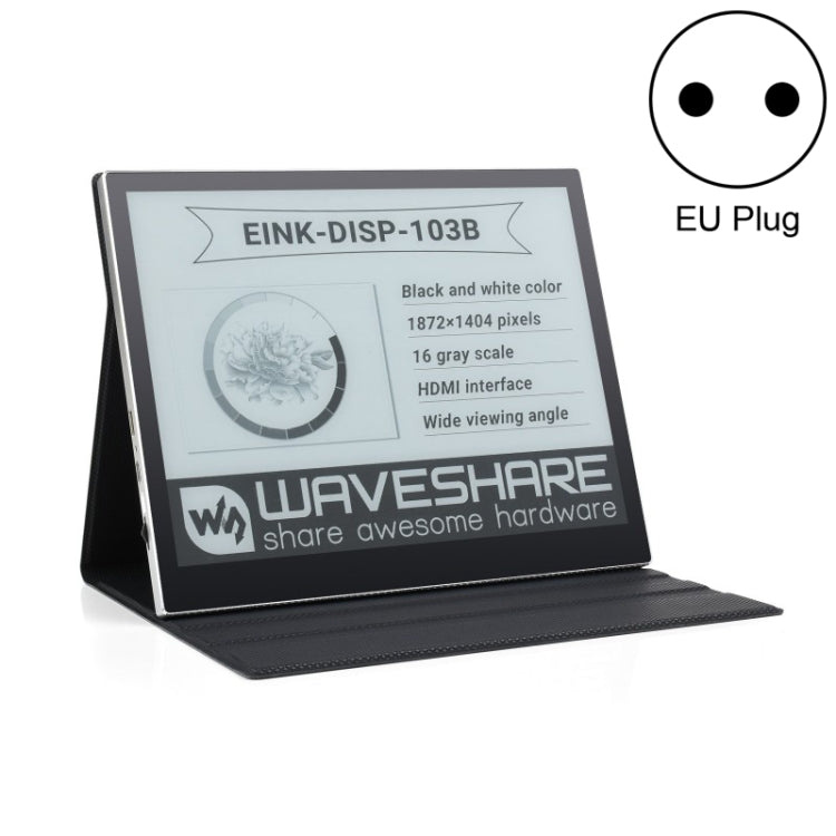 Waveshare 10.3 inch E-Paper Monitor External E-Paper Screen for MAC / Windows PC(EU Plug) - Mini PC Accessories by WAVESHARE | Online Shopping UK | buy2fix