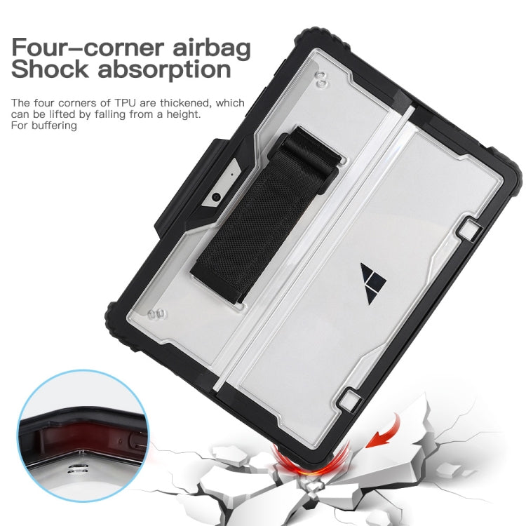 For Microsoft Surface Pro 9 Acrylic Transparent Laptop Case(Black) - Others by buy2fix | Online Shopping UK | buy2fix