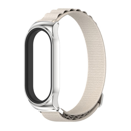 For Xiaomi Mi Band 7 / 7 NFC MIJOBS CS Nylon Breathable Watch Band(Grey Silver) - Watch Bands by MIJOBS | Online Shopping UK | buy2fix