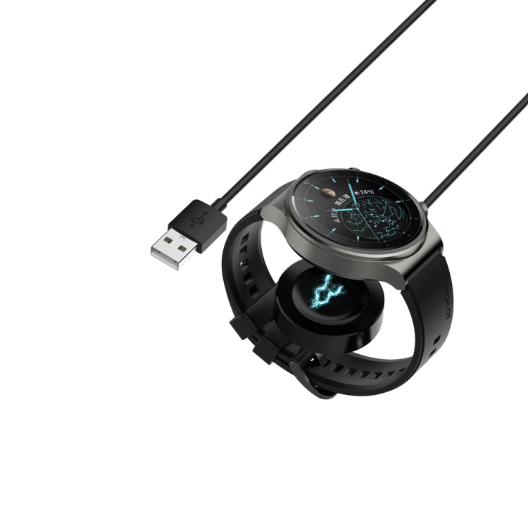 For Huawei Watch Buds Smart Watch One-piece Charging Cable, Length:1m(Black) - Smart Wear by buy2fix | Online Shopping UK | buy2fix