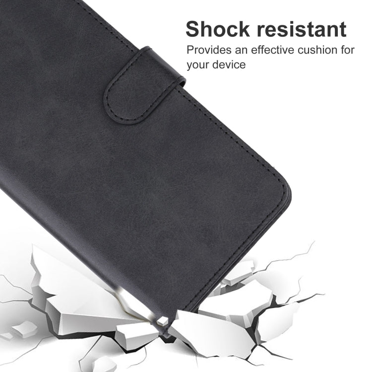 For Motorola Moto E13 Leather Phone Case(Black) - Motorola Cases by buy2fix | Online Shopping UK | buy2fix