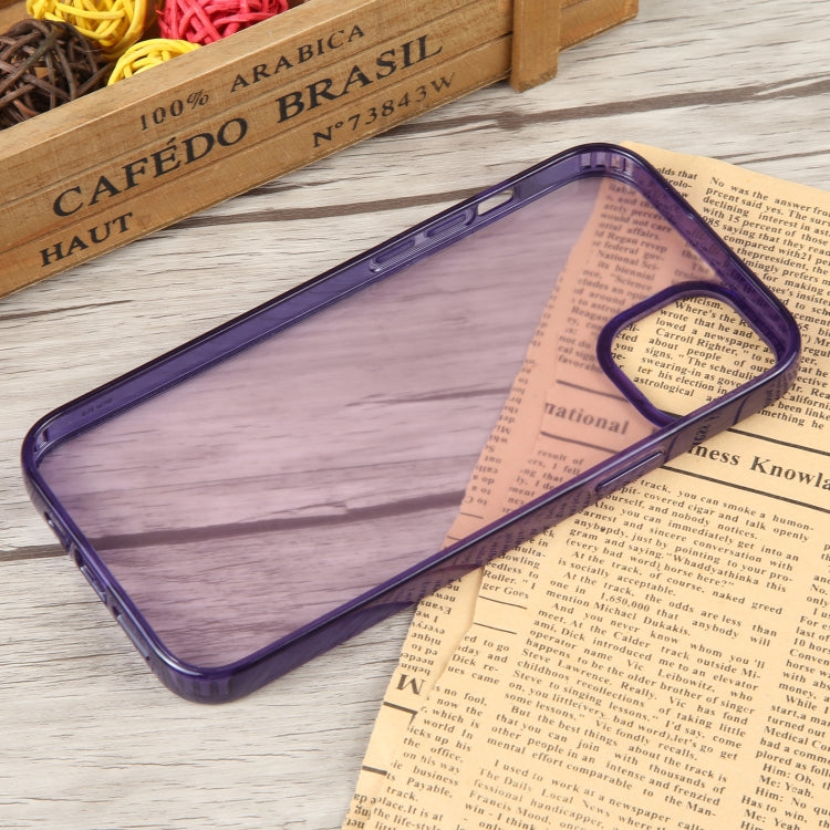 For iPhone 14 Plus GEBEI Acrylic Phone Case (Purple) - iPhone 14 Plus Cases by GEBEI | Online Shopping UK | buy2fix
