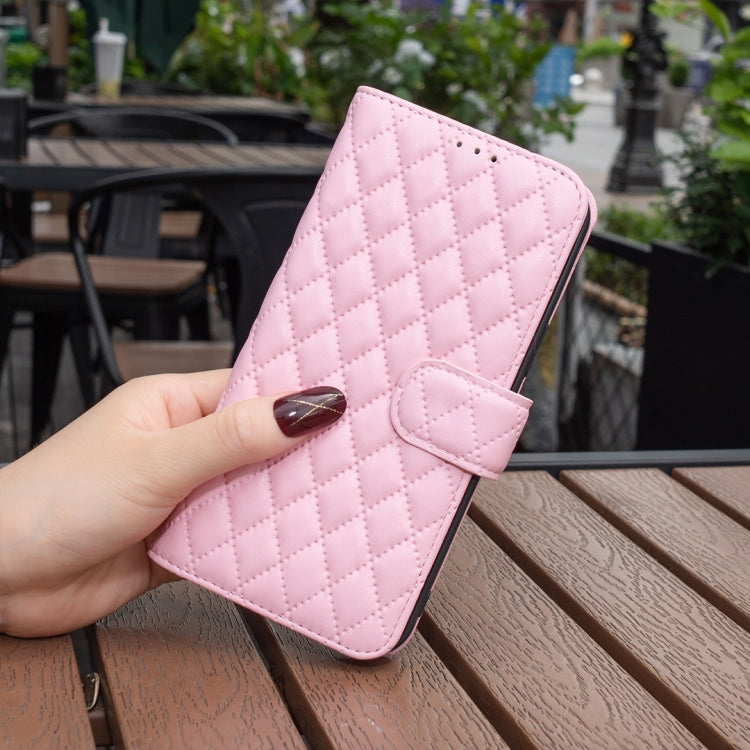 For Xiaomi Civi 3 5G Diamond Lattice Wallet Leather Flip Phone Case(Pink) - Xiaomi Cases by buy2fix | Online Shopping UK | buy2fix