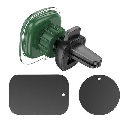Borofone BH82 Car Air Vent Magnetic Phone Mount(Green) - In Car by Borofone | Online Shopping UK | buy2fix