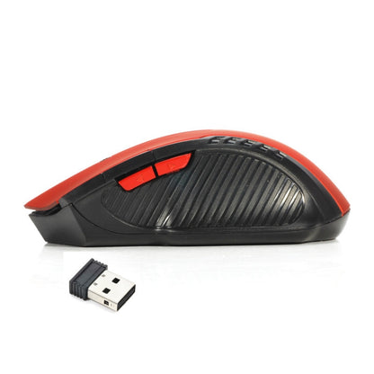 HXSJ A882 6-keys 2.4G 1600DPI Three-speed Adjustable Wireless Office Mouse(Red) -  by HXSJ | Online Shopping UK | buy2fix