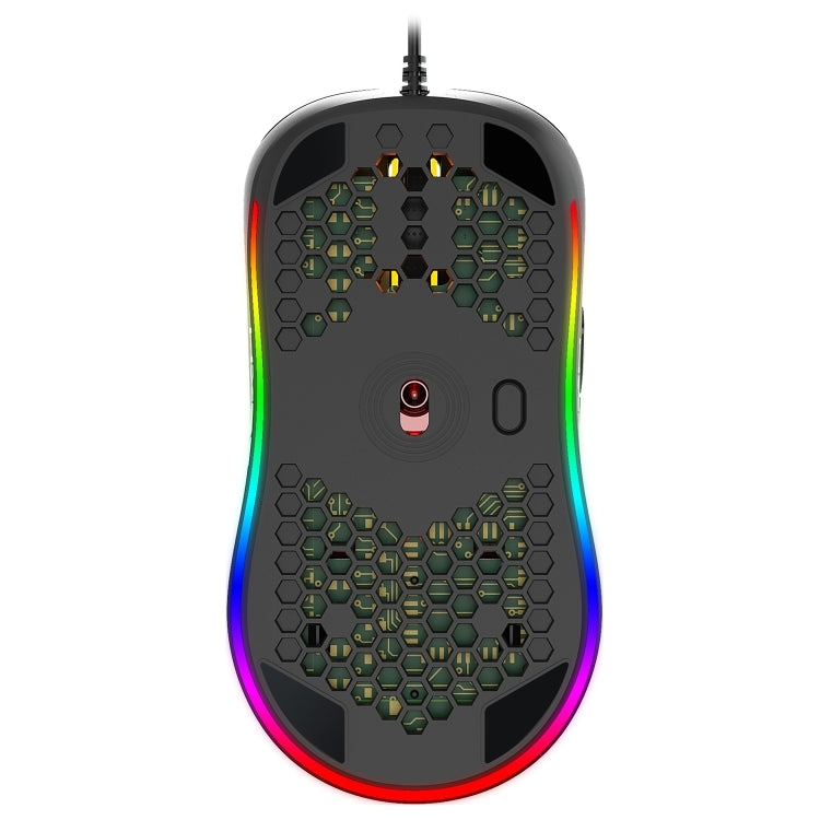 HXSJ X600 6 Keys RGB Luminous Macro Programming Wired Gaming Mouse(Black) -  by HXSJ | Online Shopping UK | buy2fix