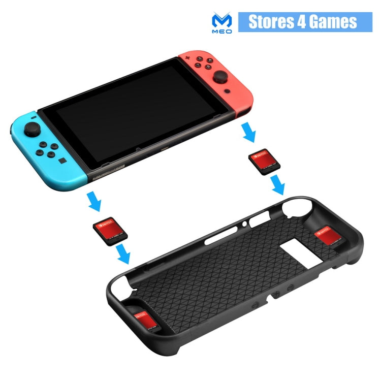 For Nintendo Switch TPU Protective Shell Integrated NS Protective Sleeve Can Be Placed On The Base(Black) - Cases by buy2fix | Online Shopping UK | buy2fix