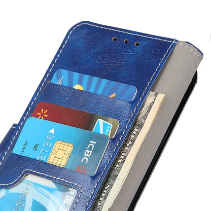 For Sony Xperia 1 V Retro Crazy Horse Texture Horizontal Flip Leather Phone Case(Blue) - Sony Cases by buy2fix | Online Shopping UK | buy2fix