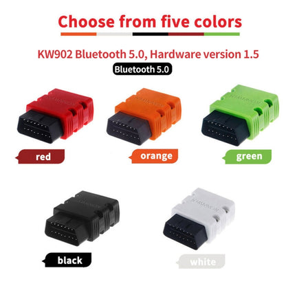 KONNWEI KW902 Bluetooth 5.0 OBD2 Car Fault Diagnostic Scan Tools Support IOS / Android(White) - Code Readers & Scan Tools by KONNWEI | Online Shopping UK | buy2fix