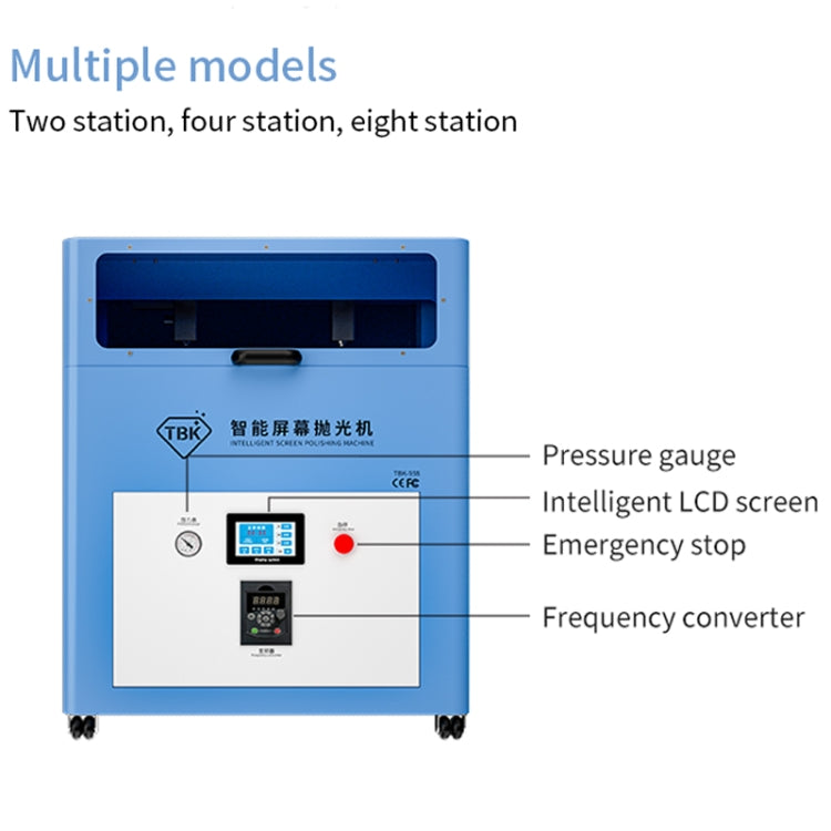 TBK 938 Multi-station Mobile Phone Screen Water Mill Polishing Machine(US Plug) - Polishing Repair by TBK | Online Shopping UK | buy2fix