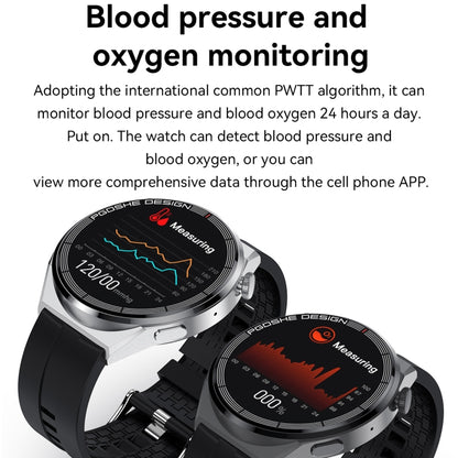 PG3 Pro 1.41 inch TFT Screen Smart Watch, Support Heart Rate / Blood Pressure Monitoring(Black) - Smart Wear by buy2fix | Online Shopping UK | buy2fix