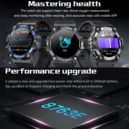 PG666 1.39 inch TFT Screen Bluetooth Call Smart Watch, Support Heart Rate / Blood Pressure Monitoring(Black Silver) - Smart Wear by buy2fix | Online Shopping UK | buy2fix