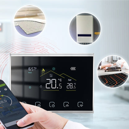 BHT-8000RF-VA- GAC Wireless Smart LED Screen Thermostat Without WiFi, Specification:Water Boiler Heating - Consumer Electronics by buy2fix | Online Shopping UK | buy2fix