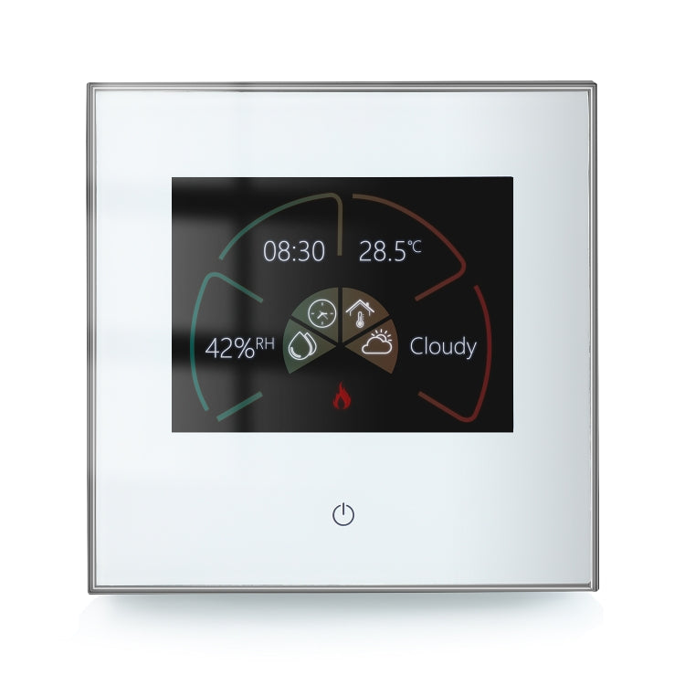BHT-2002GBLM 220V Smart Home Heating Thermostat Electric Heating WiFi Thermostat with External Sensor Wire(White) - Consumer Electronics by buy2fix | Online Shopping UK | buy2fix