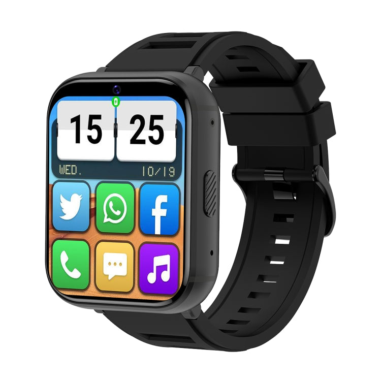 Q668 1.99 inch Screen 4G Smart Watch Android 9.0, Specification:4GB+64GB(Black) - Smart Wear by buy2fix | Online Shopping UK | buy2fix