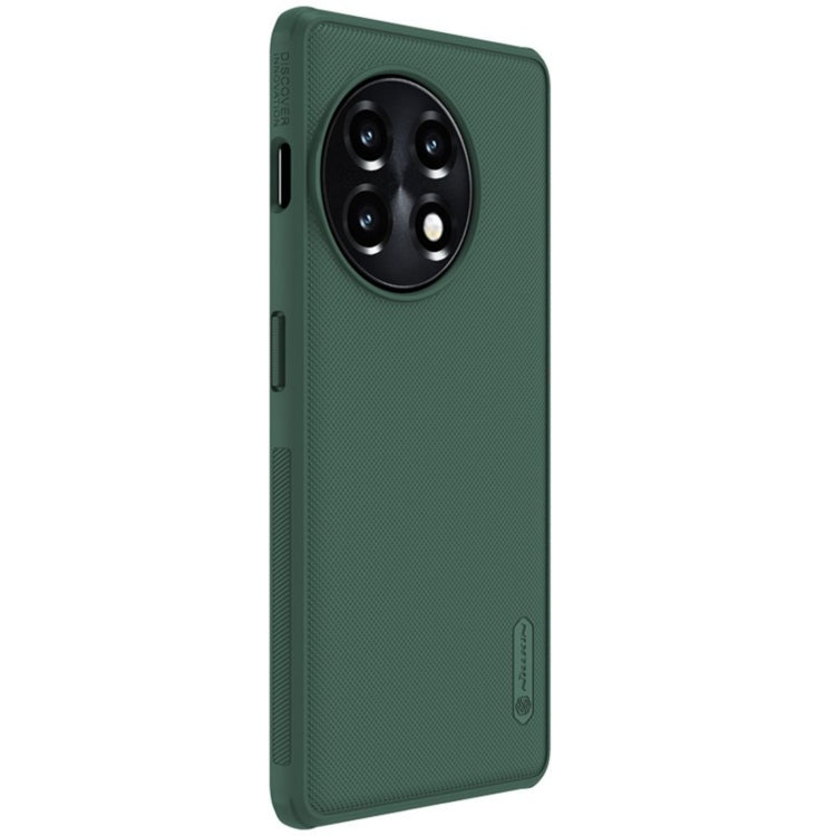 For OnePlus Ace 2/11R NILLKIN Frosted Shield Pro PC + TPU Phone Case(Green) - OnePlus Cases by NILLKIN | Online Shopping UK | buy2fix