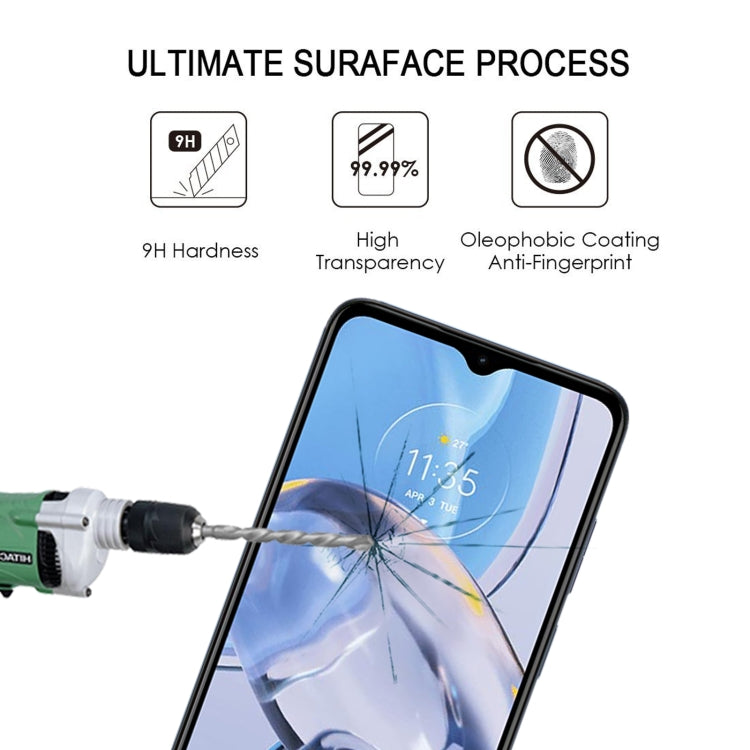 For Motorola Moto E22 / E22i 25pcs Full Glue Full Cover Screen Protector Tempered Glass Film - Motorola Tempered Glass by buy2fix | Online Shopping UK | buy2fix