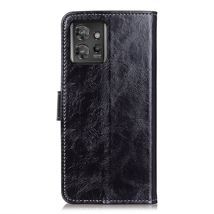 For Motorola ThinkPhone 5G Retro Crazy Horse Texture Leather Phone Case(Black) - Motorola Cases by buy2fix | Online Shopping UK | buy2fix