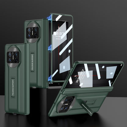 For Huawei Mate X3 GKK Integrated Magnetic Folding Hinge Supercar Phone Case(Night Green) - Huawei Cases by GKK | Online Shopping UK | buy2fix