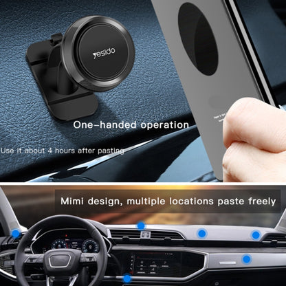 Yesido C60 Car 360 Degree Rotation Magnetic Phone Holder(Black) -  by Yesido | Online Shopping UK | buy2fix