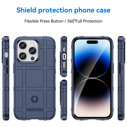 For iPhone 15 Pro Full Coverage Shockproof TPU Phone Case(Blue) - iPhone 15 Pro Cases by buy2fix | Online Shopping UK | buy2fix