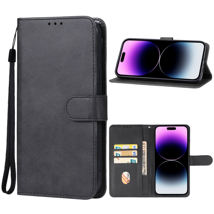 For iPhone 15 Pro Leather Phone Case(Black) - iPhone 15 Pro Cases by buy2fix | Online Shopping UK | buy2fix