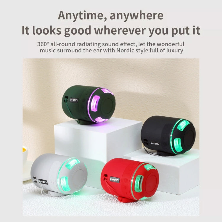 T&G TG294 TWS LED Mini Portable Wireless Stereo Sound Outdoor Speaker(Red) - Mini Speaker by T&G | Online Shopping UK | buy2fix