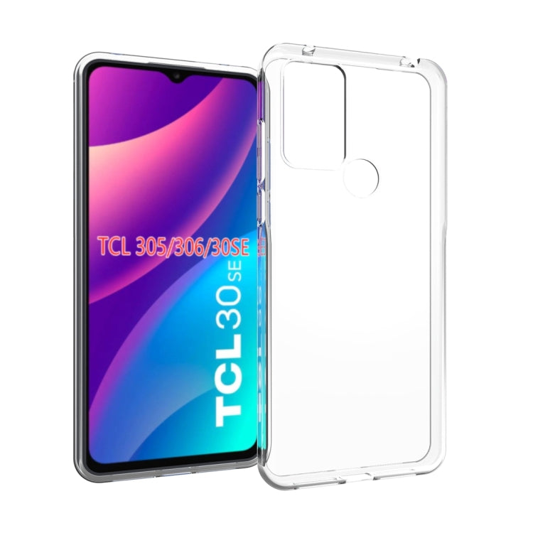 For TCL 305 / 306 / 30 SE Waterproof Texture TPU Phone Case(Transparent) - More Brand by buy2fix | Online Shopping UK | buy2fix