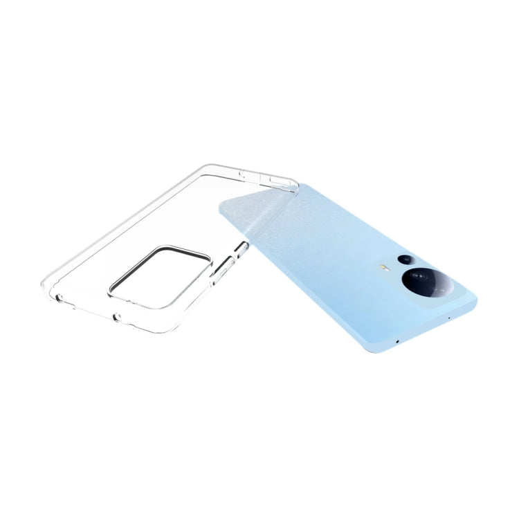 For Xiaomi 13 Lite 5G / Civi 2 5G Waterproof Texture TPU Phone Case(Transparent) - Redmi K60 Cases by buy2fix | Online Shopping UK | buy2fix